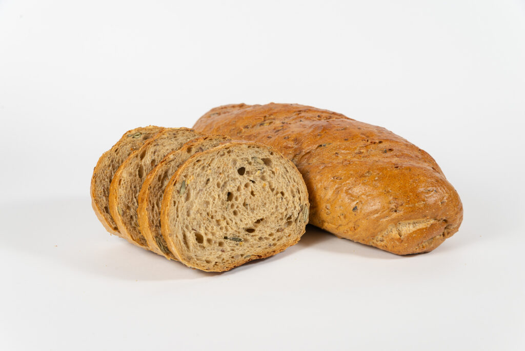 mixture for bread and pastry with pumpkin shifts Pastry mix with pumpkin seeds, intended for the preparation of black bread and pastries. Enriched with pumpkin seeds, it provides nutritional value and a pleasant scent.